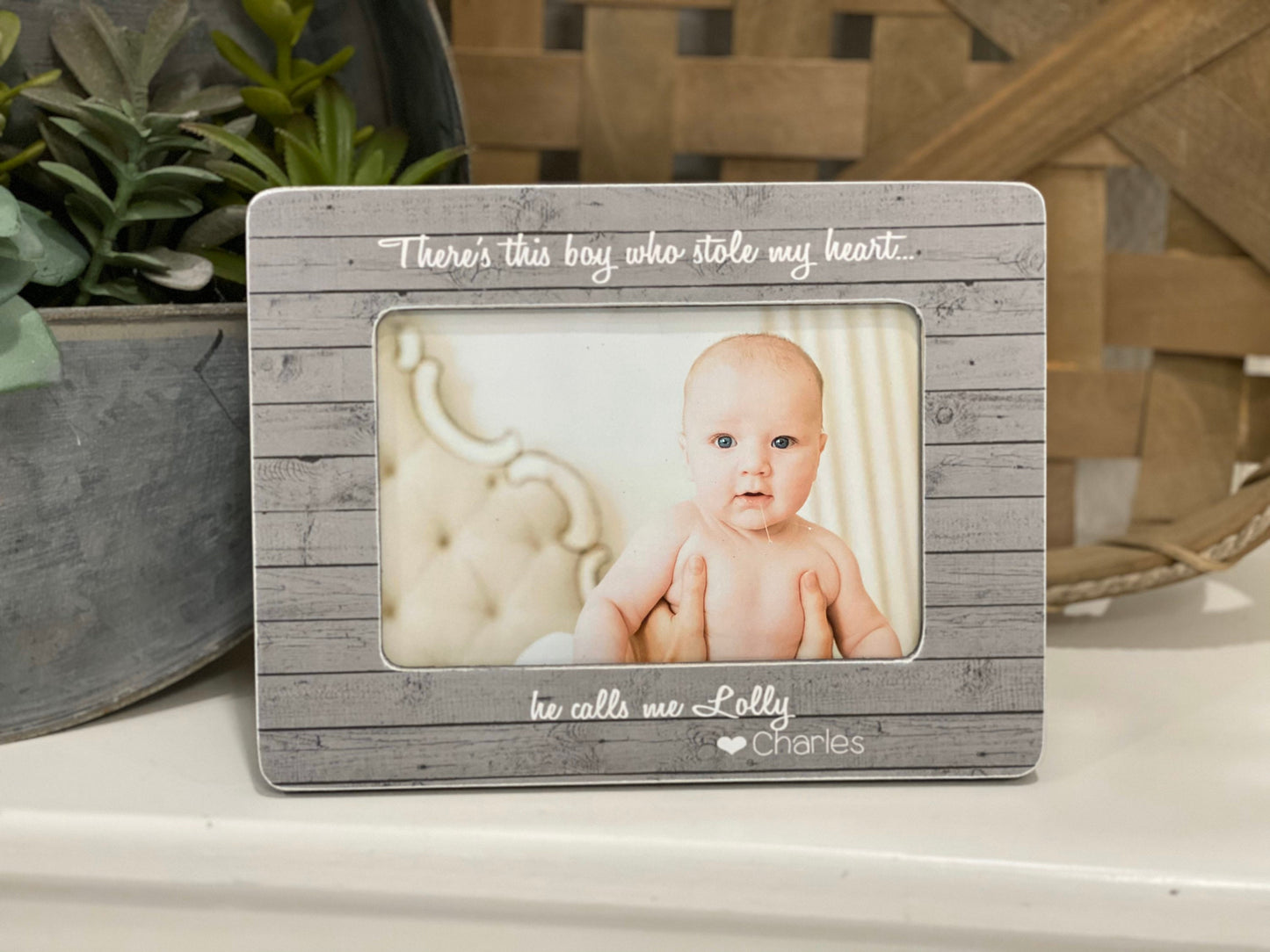 Grammie Gift for Grammie Birthday Gift for Grandma Custom Frame Grammie Gift Personalized Picture Frame for Grammie