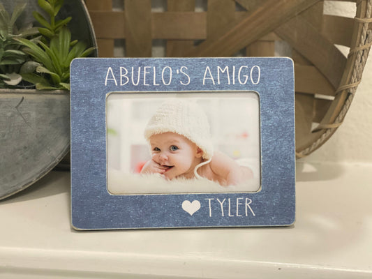 Abuelo Gift for Abuelo Birthday Grandpa Gift Grandpa’s Little Girl New Grandpa Personalized Gift Personalized Gift 4x6 Frame