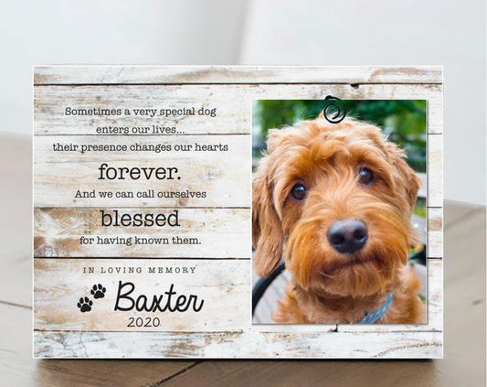 Pet Loss Gifts Personalized Pet Memorial Frame | Cat Loss Gift | Dog Loss Gift | Pet Bereavement Gift | Pet Sympathy Gift | Pet Loss Frame