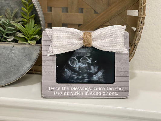 Sometimes When You Pray For A Miracle, God Gives You Two Twins Baby Announcement Twins Pregnancy Announcement