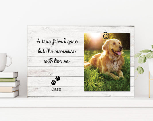 Pet Loss Gifts Personalized Pet Memorial Frame | Cat Loss Gift | Dog Loss Gift | Pet Bereavement Gift | Pet Sympathy Gift | Pet Loss Frame