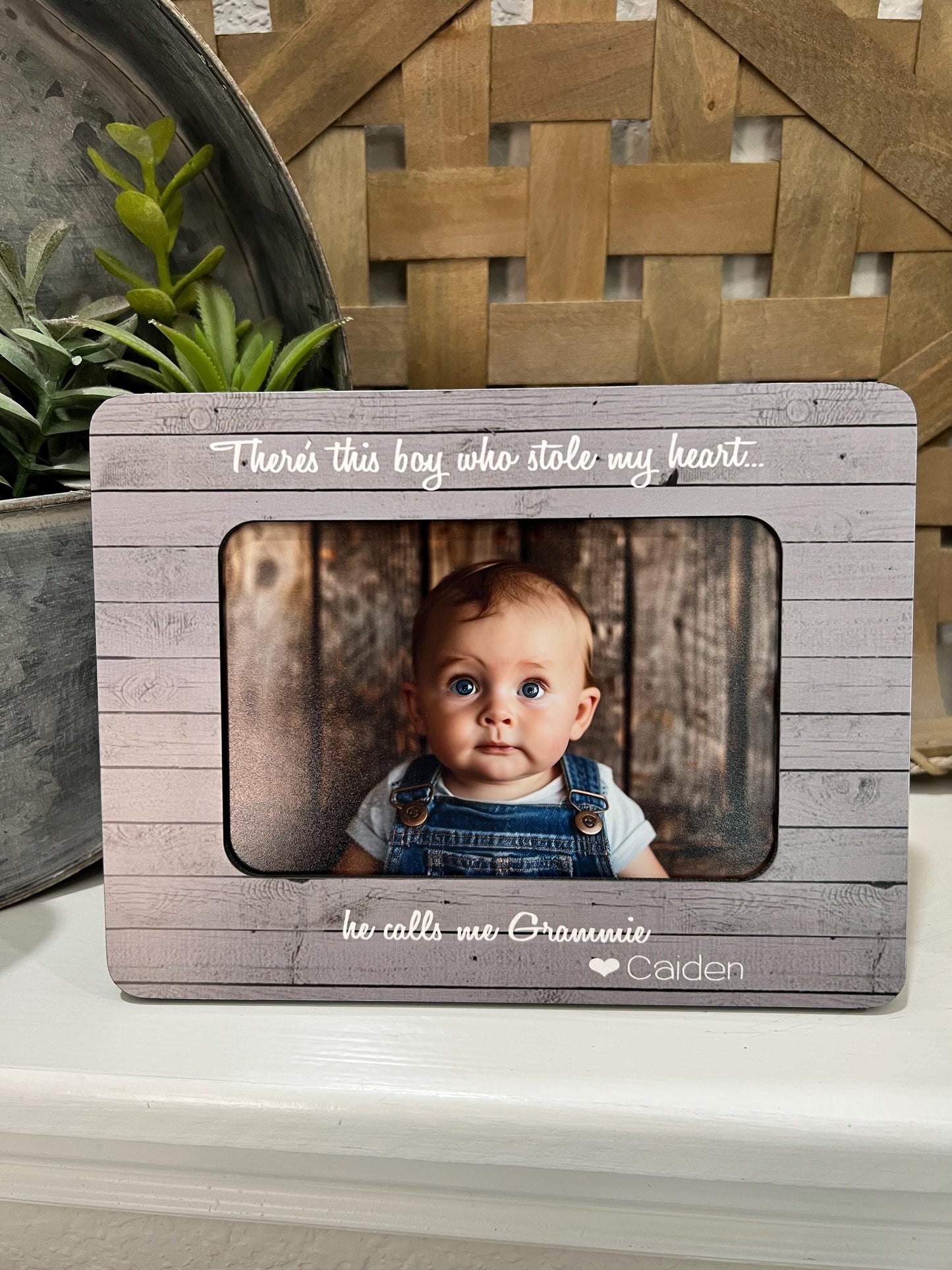Grammie Gift for Grammie Birthday Gift for Grandma Custom Frame Grammie Gift Personalized Picture Frame for Grammie