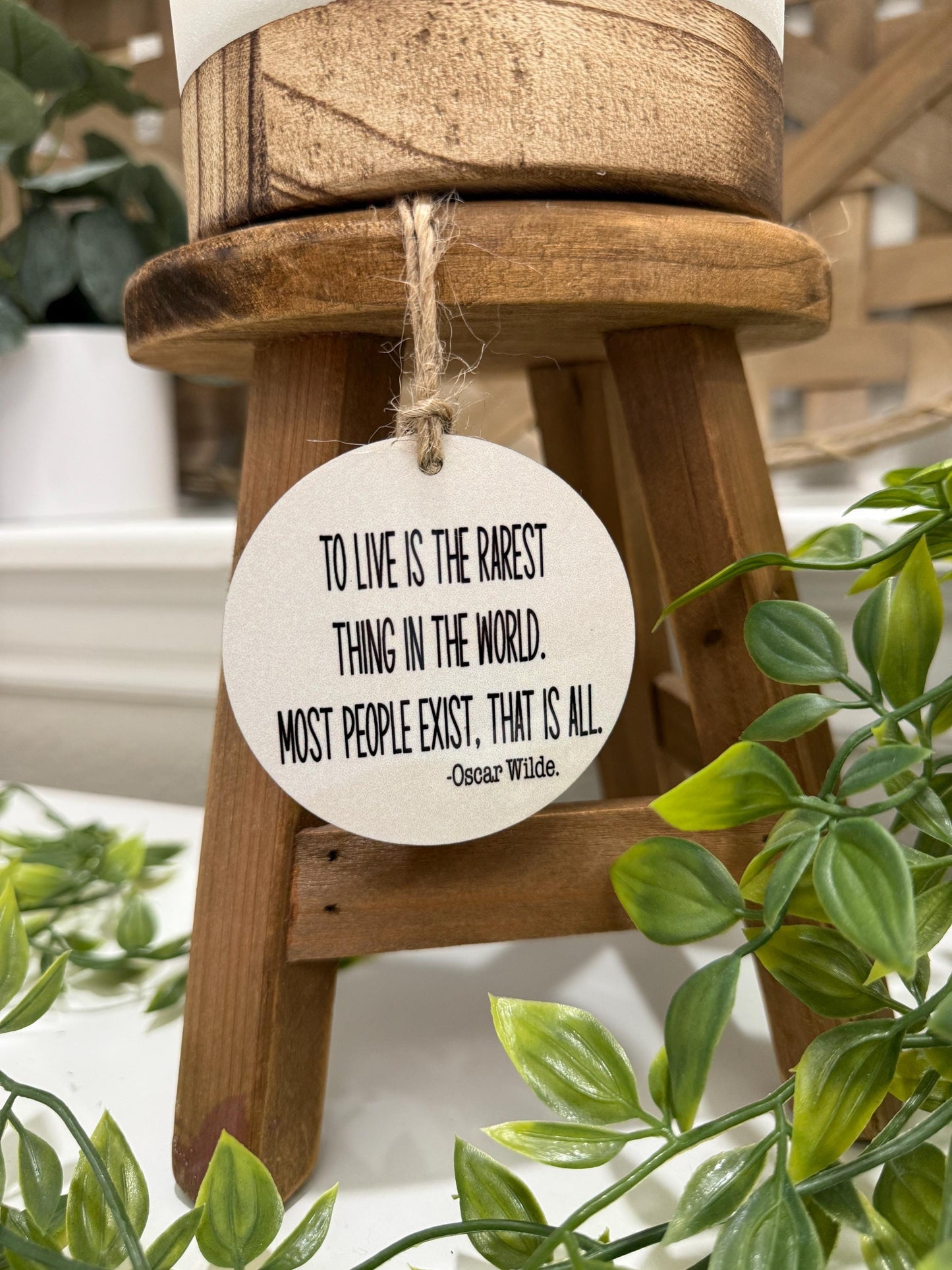 Let Them Mel Robbins Inspired Motivational Reminder Let Them Mel Robbins Inspired Personalized Message Custom Rearview Mirror Ornament