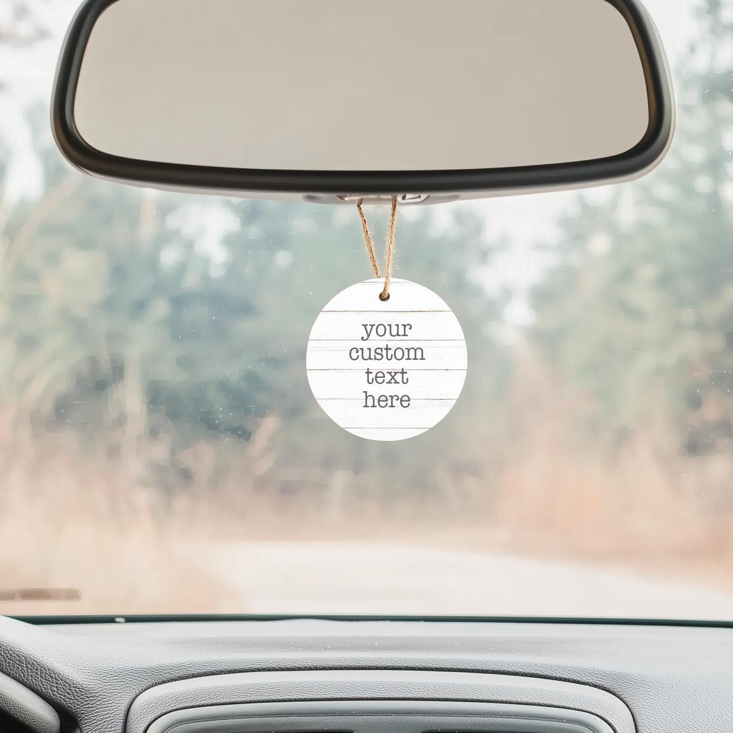 Let Them Mel Robbins Inspired Motivational Reminder Let Them Mel Robbins Inspired Personalized Message Custom Rearview Mirror Ornament