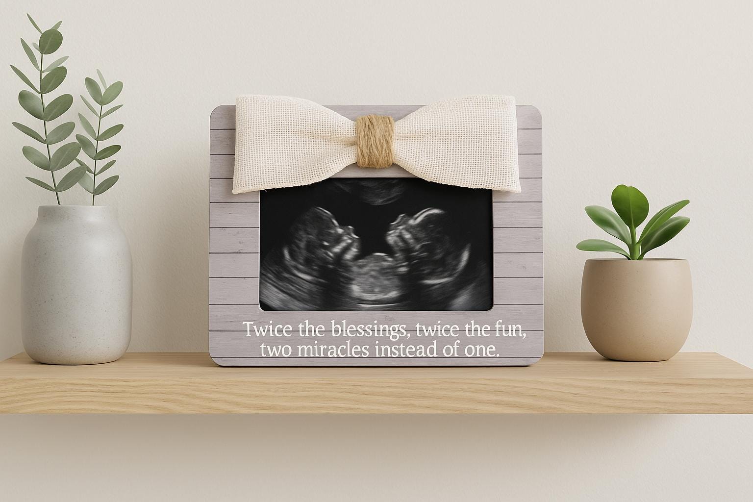 First Grandchild Ultrasound Frame β New Grandparent Announcement Gift, Pregnancy Reveal for Parents, Personalized Baby Announcement Keepsake