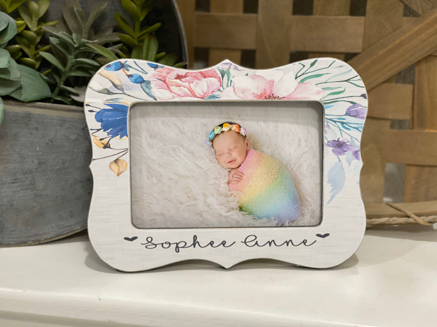 New Baby Girl Gift Personalized Baby Girl Gift Love At First Sight Frame Ultrasound Picture Frame Baby Shower Gift