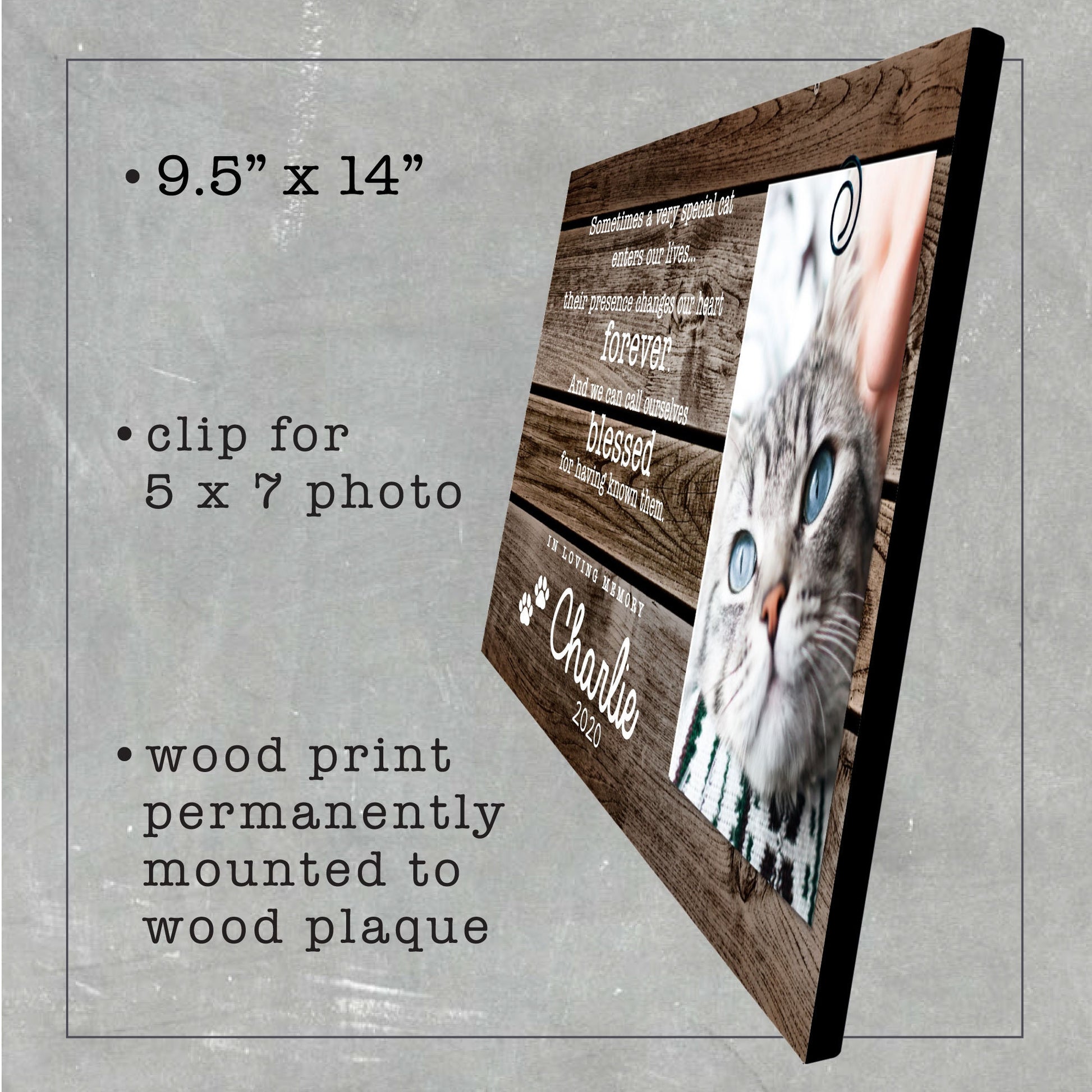 Pet Loss Gifts Personalized Pet Memorial Frame | Cat Loss Gift | Dog Loss Gift | Pet Bereavement Gift | Pet Sympathy Gift | Pet Loss Frame