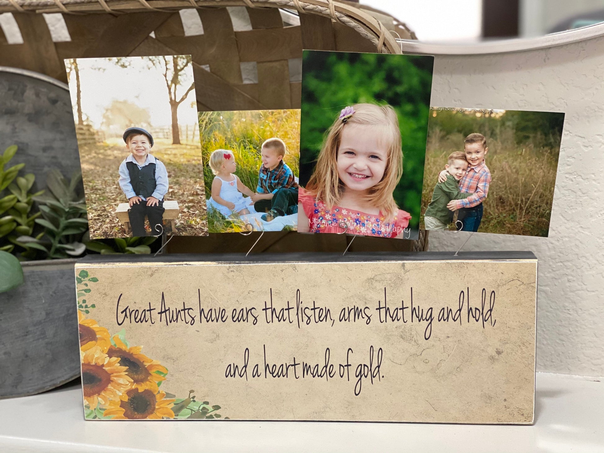 Great Aunt Gift Personalized Picture Frame Board For Great Aunt Only The Best Aunts Get Promoted To Great Aunt