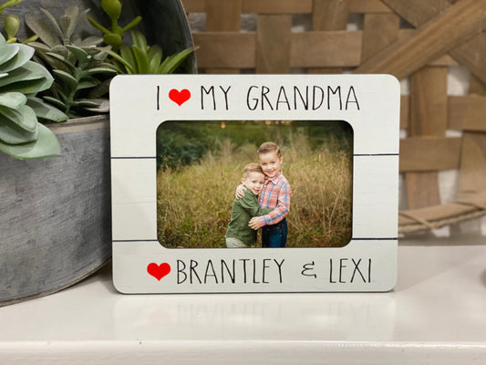 Birthday Gift For Grandma Personalized Grandma Christmas Gift Grandma Personalized Picture Frame 4x6 Picture Frame Custom For Grandma