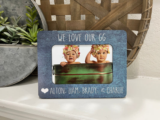 Gigi Grandma GG Gift Gigi Frame Gift for Grandma Gift For Grandma Personalized Picture Frame Grandma Personalized Gift