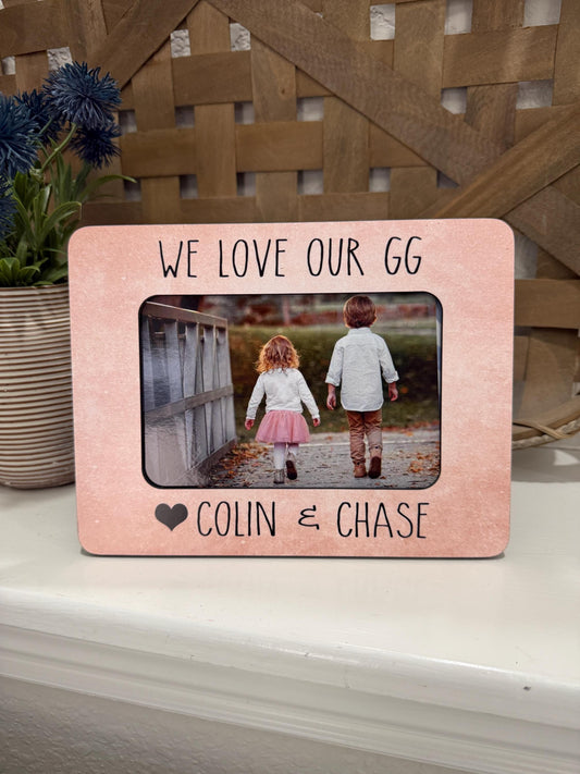 Birthday Gift For GG Gigi Grandma GG Gift Gigi Frame Gift for Grandma Gift For Grandma Personalized Picture Frame Grandma Personalized Gift