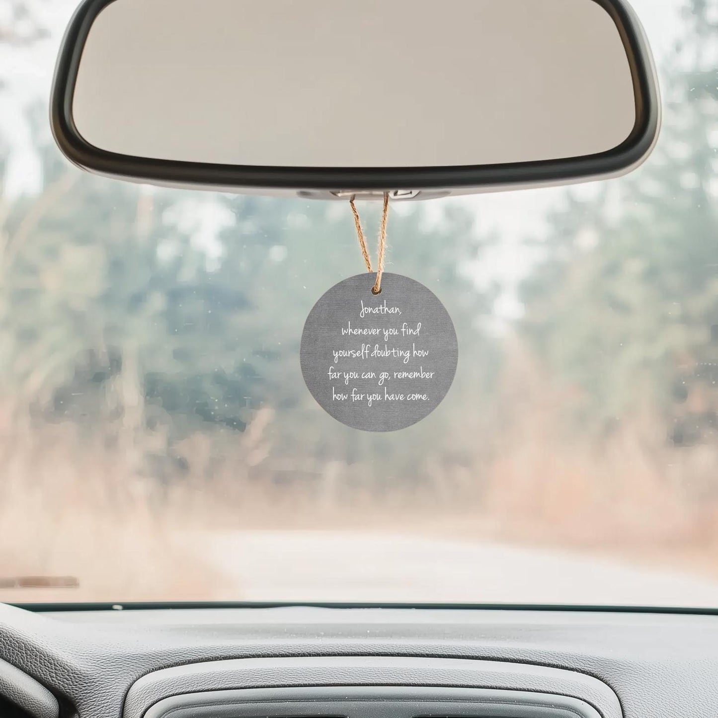 Let Them Mel Robbins Inspired Motivational Reminder Let Them Mel Robbins Inspired Personalized Message Custom Rearview Mirror Ornament