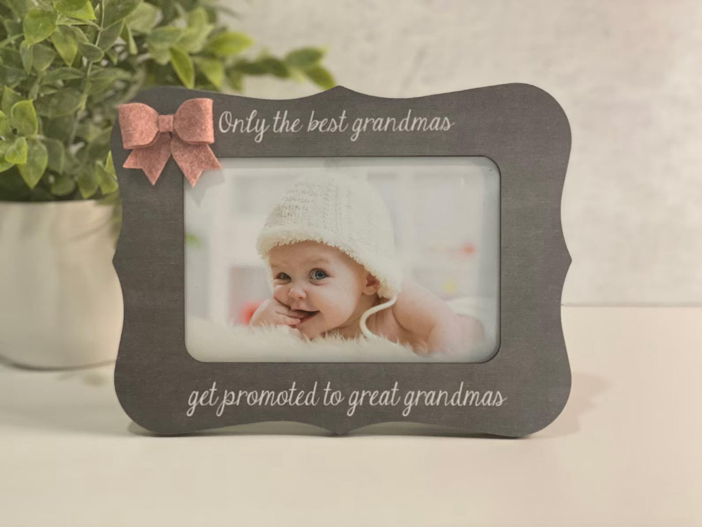 Personalized Great Grandma Gift – Gift from Grandchild, I Love My Great Grandma Frame, Custom 4x6 Picture Frame, Grandparent Keepsake