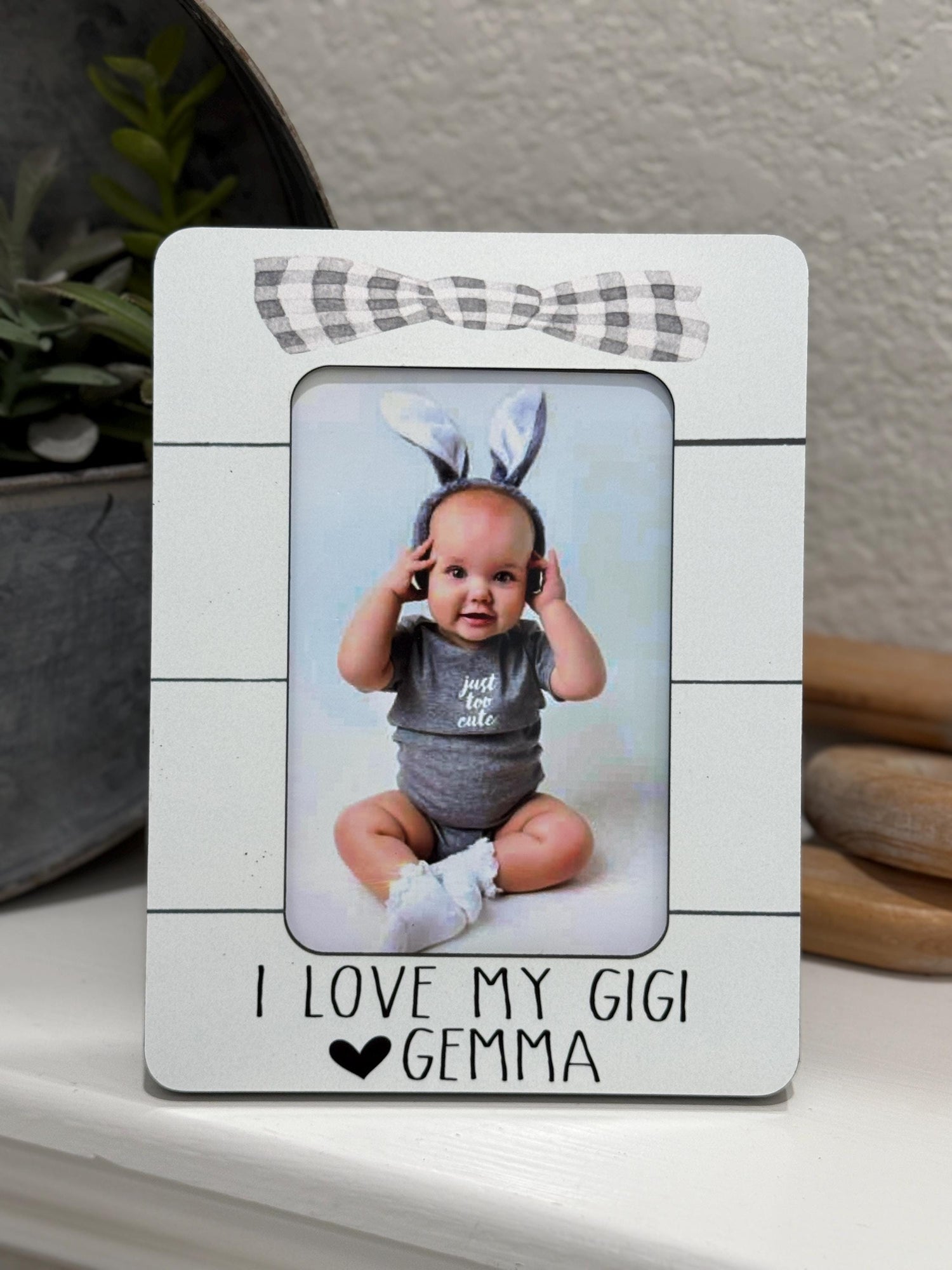 Gigi Birthday Gift For Gigi Personalized Picture Frame Gigi 4x6 Gigi Gift From Grandkids Gigi Personalized Christmas Gift I Love My Gigi